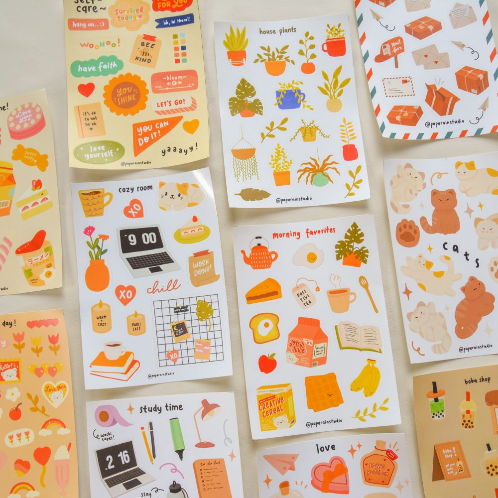 Paperain Studio Illustration Stickers