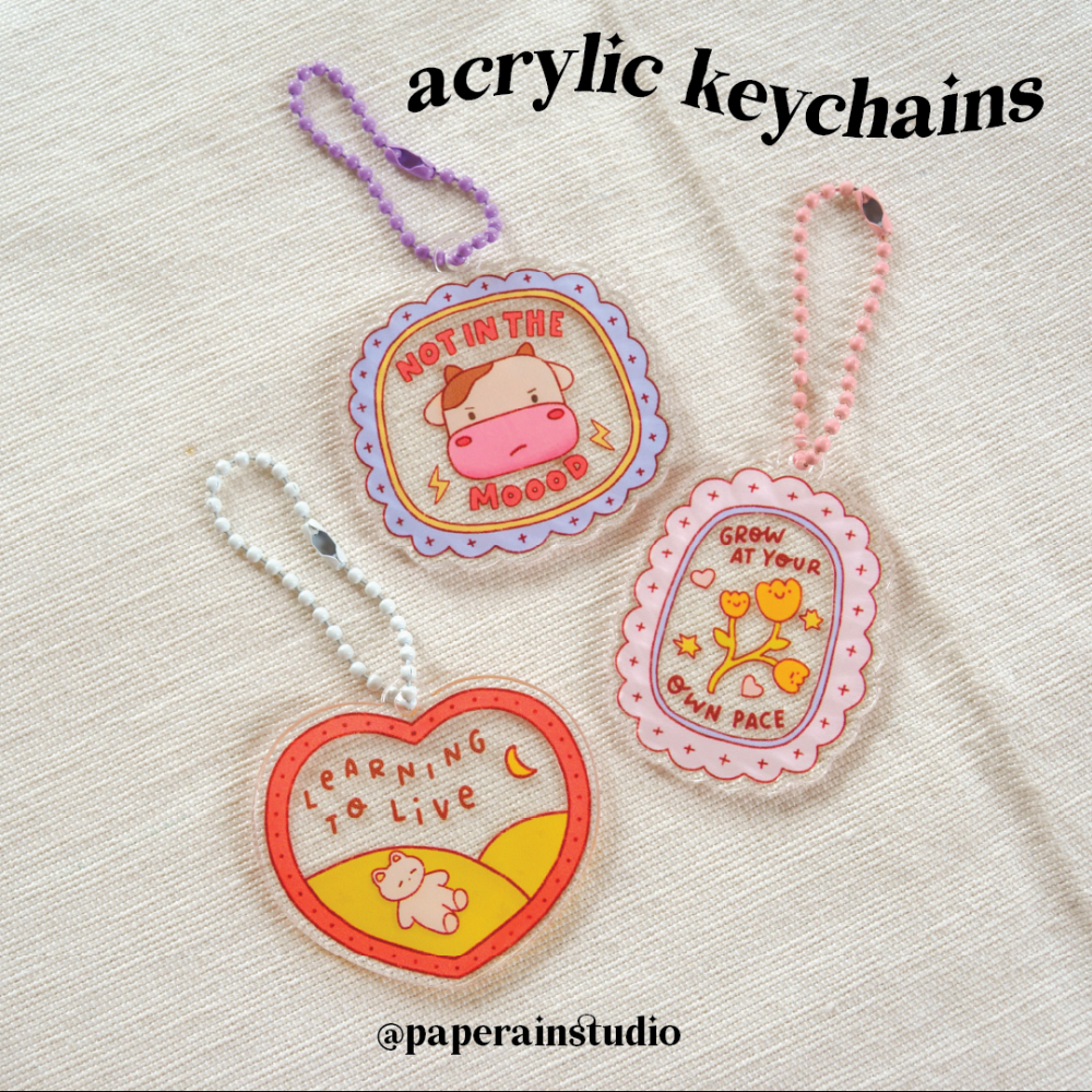 Paperain Studio Keychains