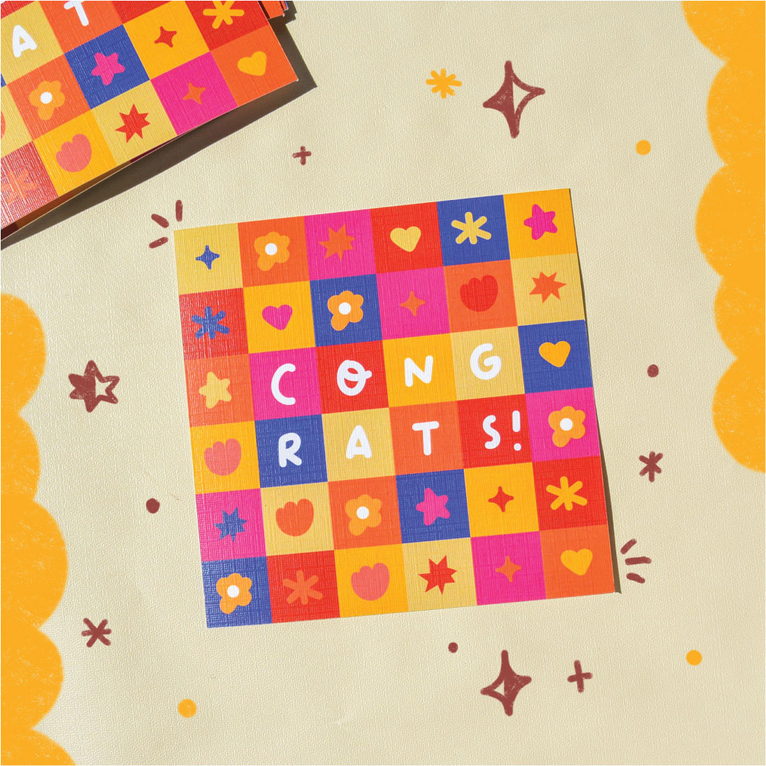 congrats artprint