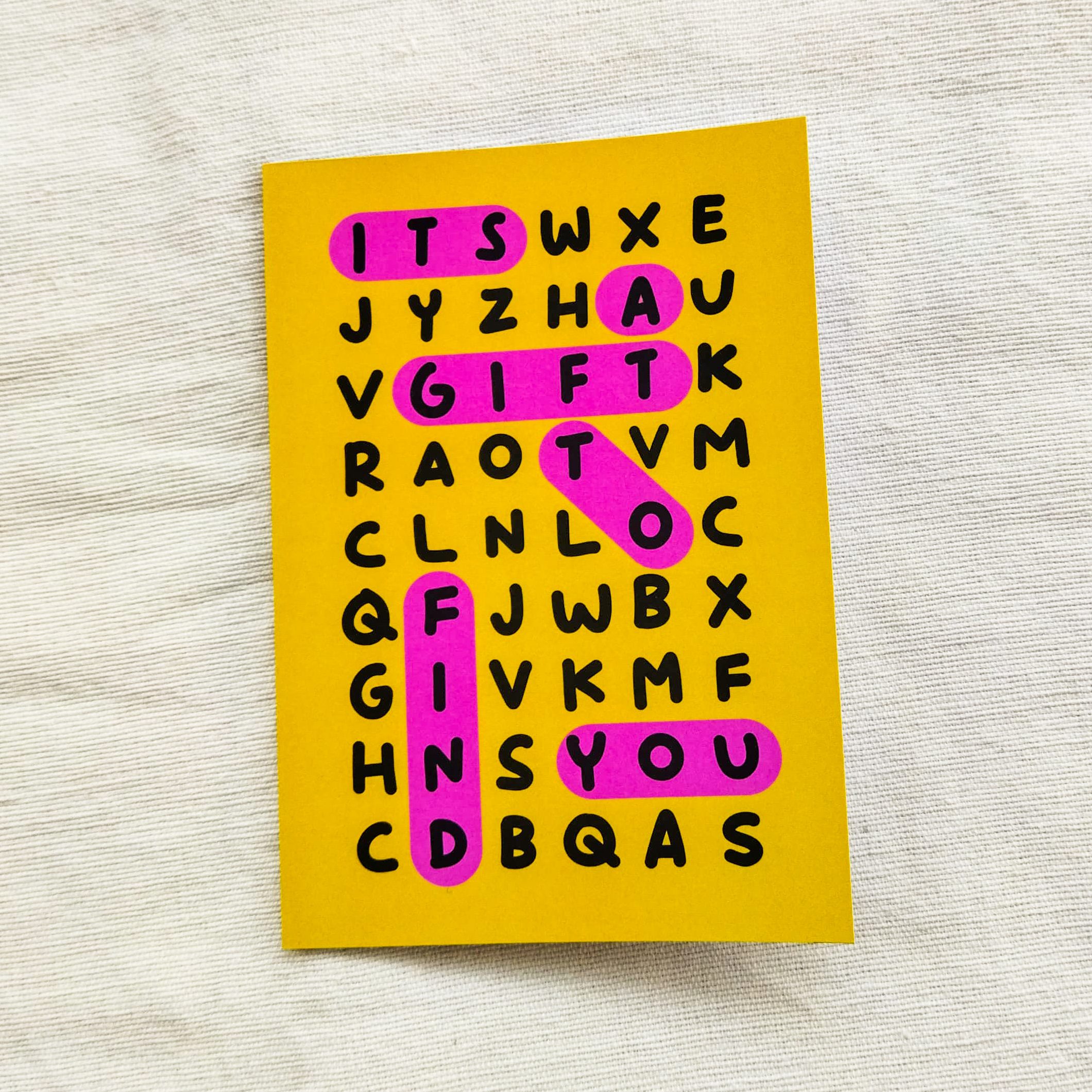 gift to find you greeting card