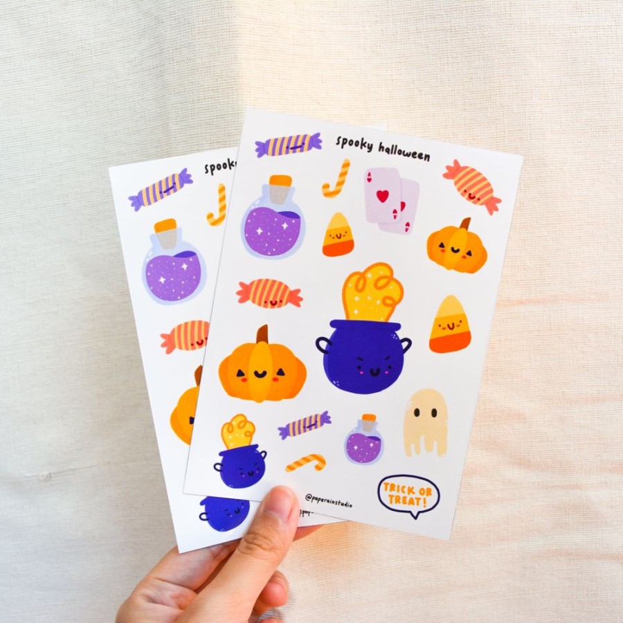 spooky sticker sheet